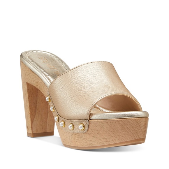 Stuart Weitzman Shoes - Stuart Weitzman Pearl Clog 85 Sandals. Size:8.